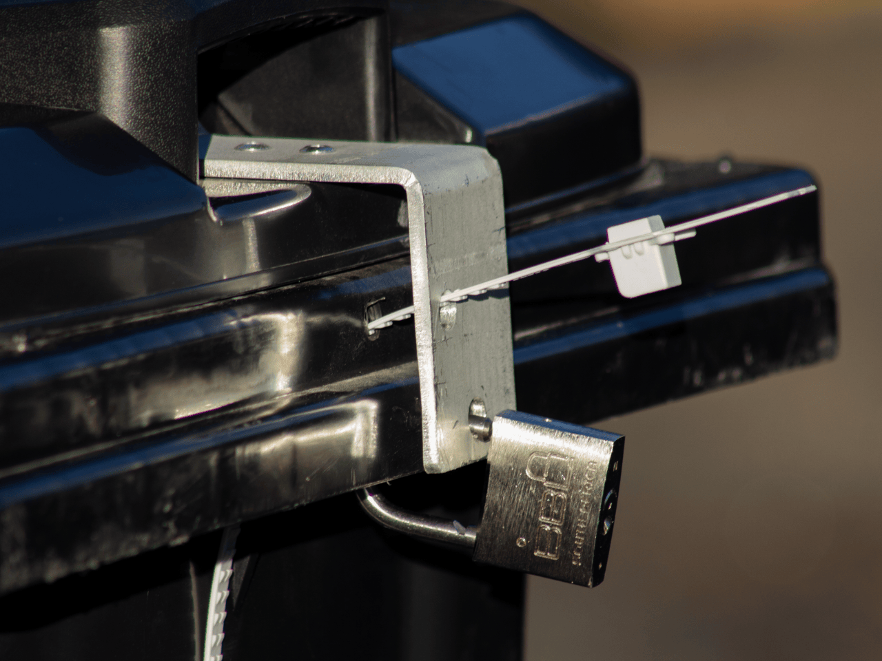 Secure storage wheelie bins