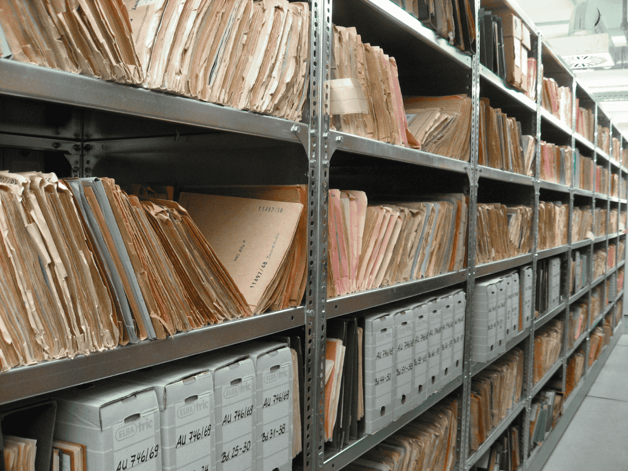 Archive Document shredding